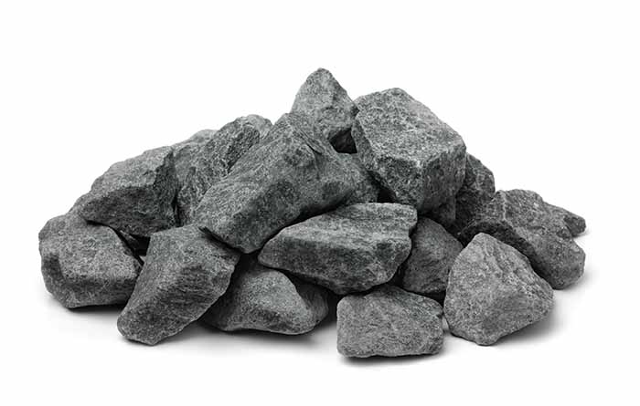 Pile of crushed granite